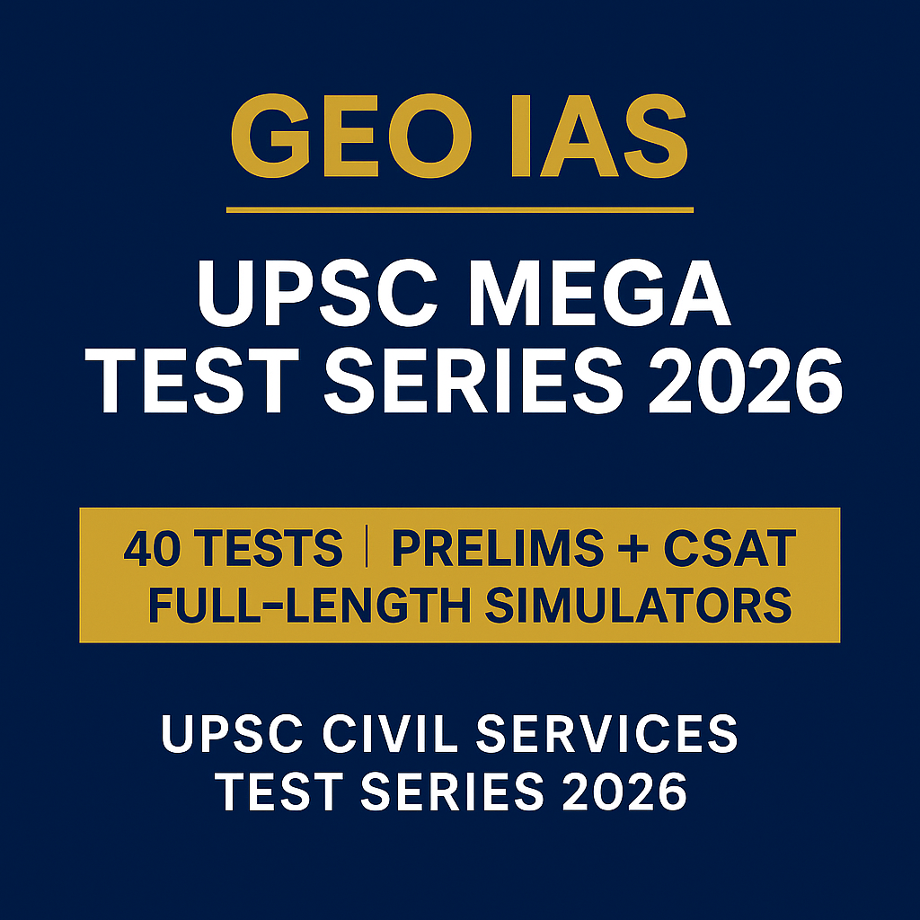 UPSC Prelims Test Series (40 Tests)