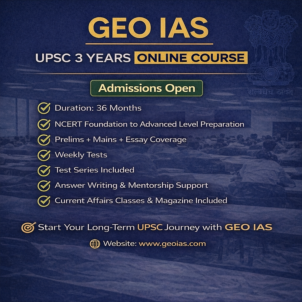 UPSC CSE 3 Years Integrated Course (Online)
